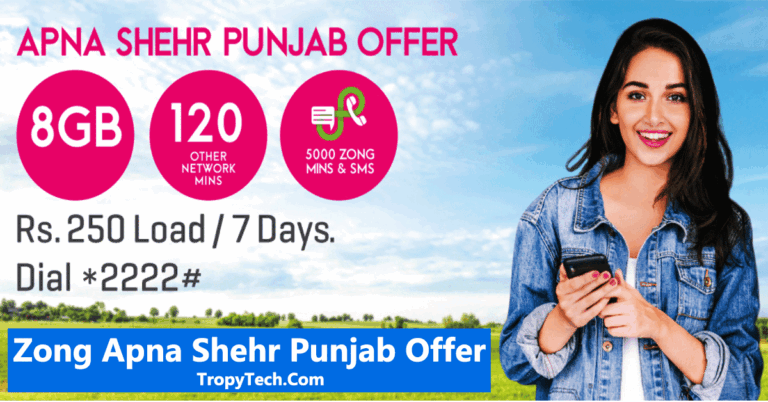 Zong Apna Shehr Punjab Offer Price, Sub, Unsubscribe Code
