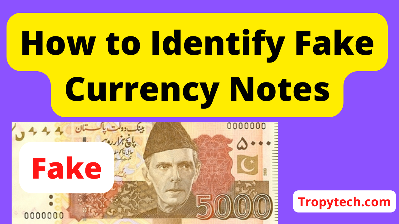 How to Identify Fake Currency Notes
