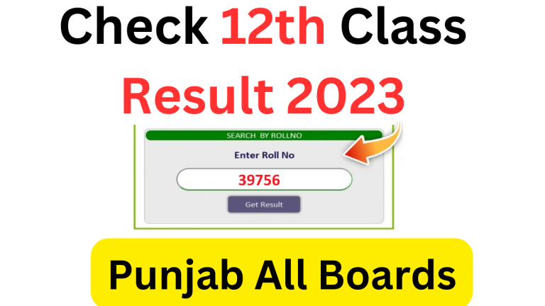 12th Class Result 2024: How to Check 2nd Year Result Punjab All Boards