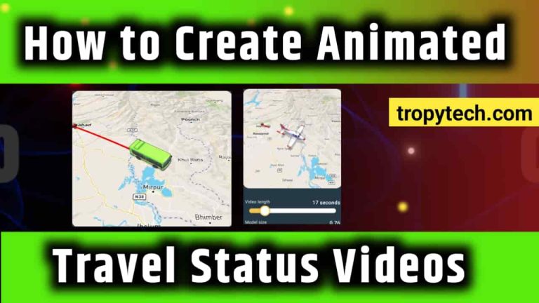 How to Create Animated Travel Status Videos